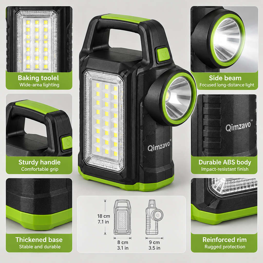 Qimzavo™ Multi-Function Handheld Emergency Light product image 02