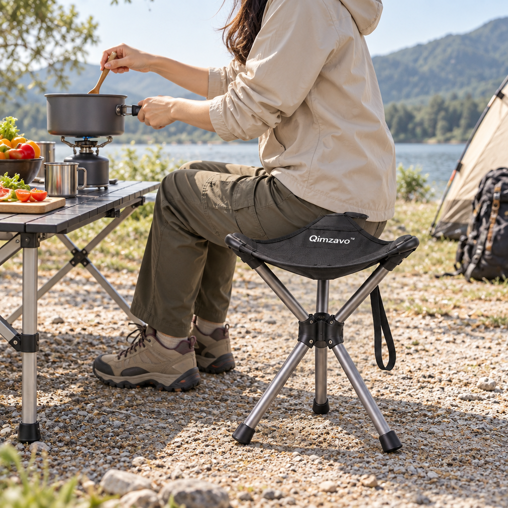 Qimzavo™ Ultralight Portable Tripod Stool product image 04