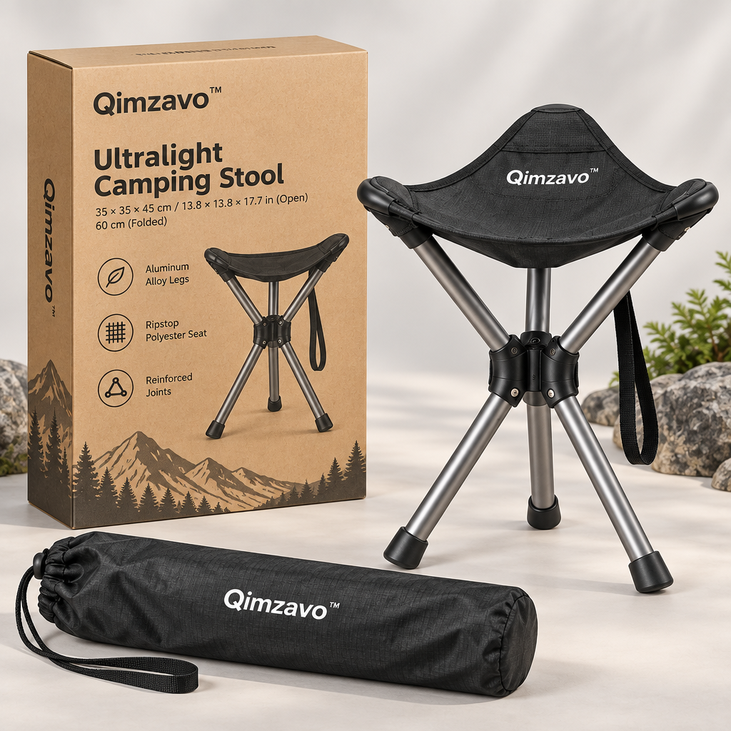 Qimzavo™ Ultralight Portable Tripod Stool product image 06