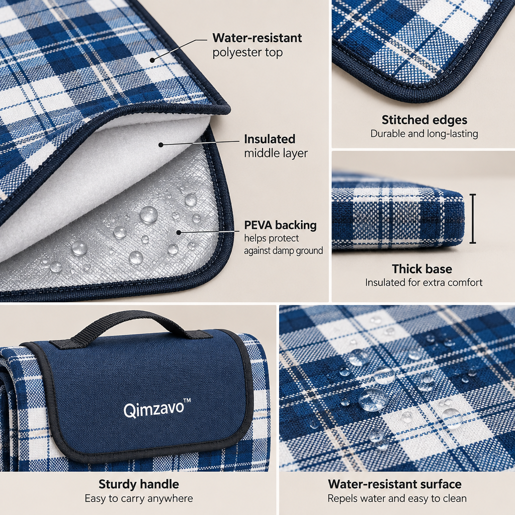 Qimzavo™ Thick Waterproof Picnic Blanket product image 02