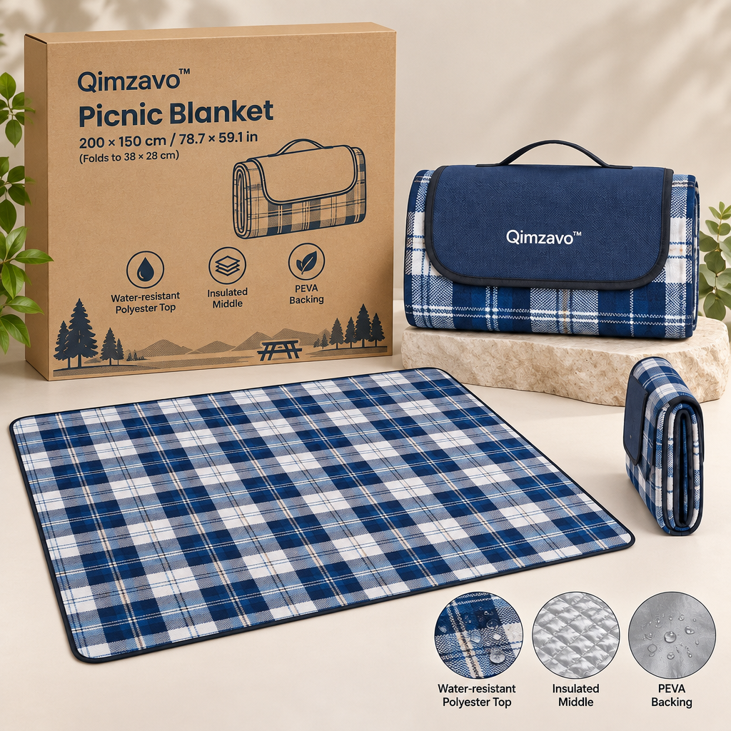 Qimzavo™ Thick Waterproof Picnic Blanket product image 06