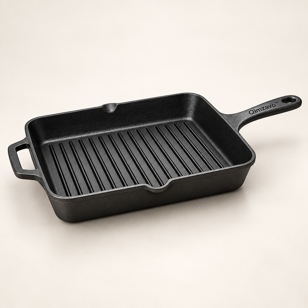 Qimzavo™ Cast Iron Outdoor Grill Pan product image 01