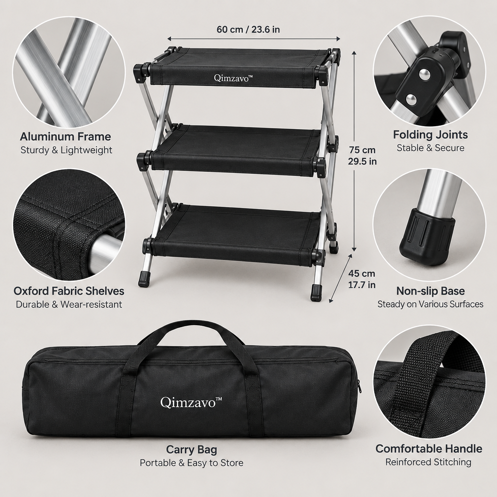 Qimzavo™ Multi-Tier Foldable Camp Shelf product image 05