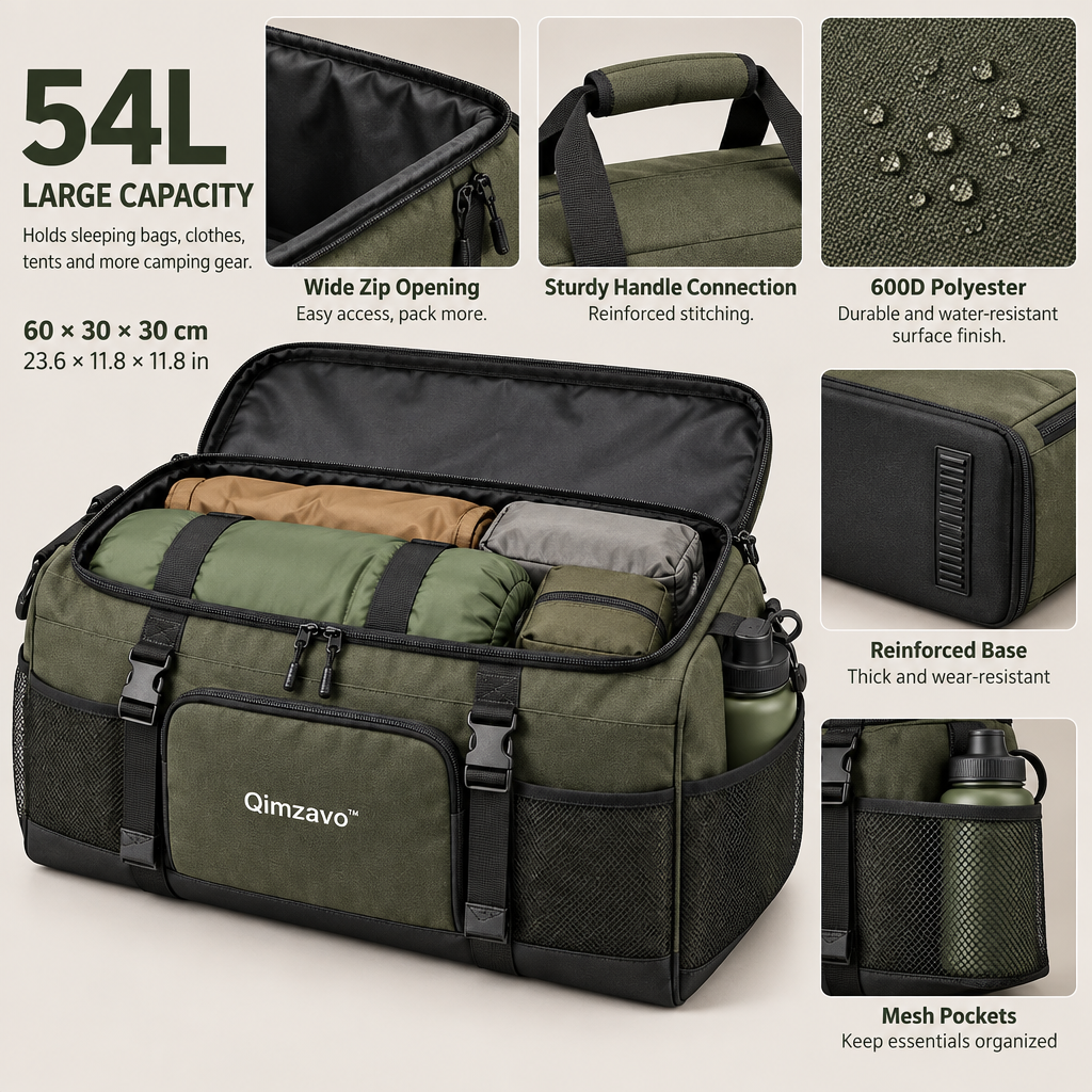 Qimzavo™ Large Outdoor Gear Storage Bag product image 02