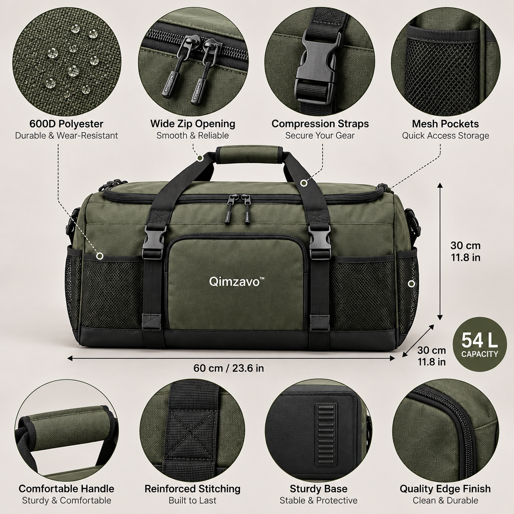 Qimzavo™ Large Outdoor Gear Storage Bag product image 05